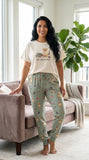 Study Breaks & Merlot Golden Retriever Knit Pajama Set for Women — Cozy Dog Mom Sleepwear