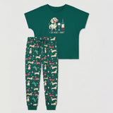 Dachshund Wine 'I Do What I Want' Cozy Knit Pajama Set for Women