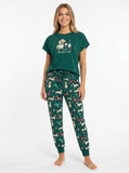 Dachshund Wine 'I Do What I Want' Cozy Knit Pajama Set for Women