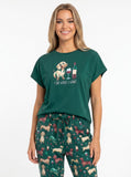 Dachshund Wine 'I Do What I Want' Cozy Knit Pajama Set for Women