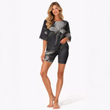 Oversized T-shirt and Biker Shorts Set