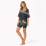 Oversized T-shirt and Biker Shorts Set